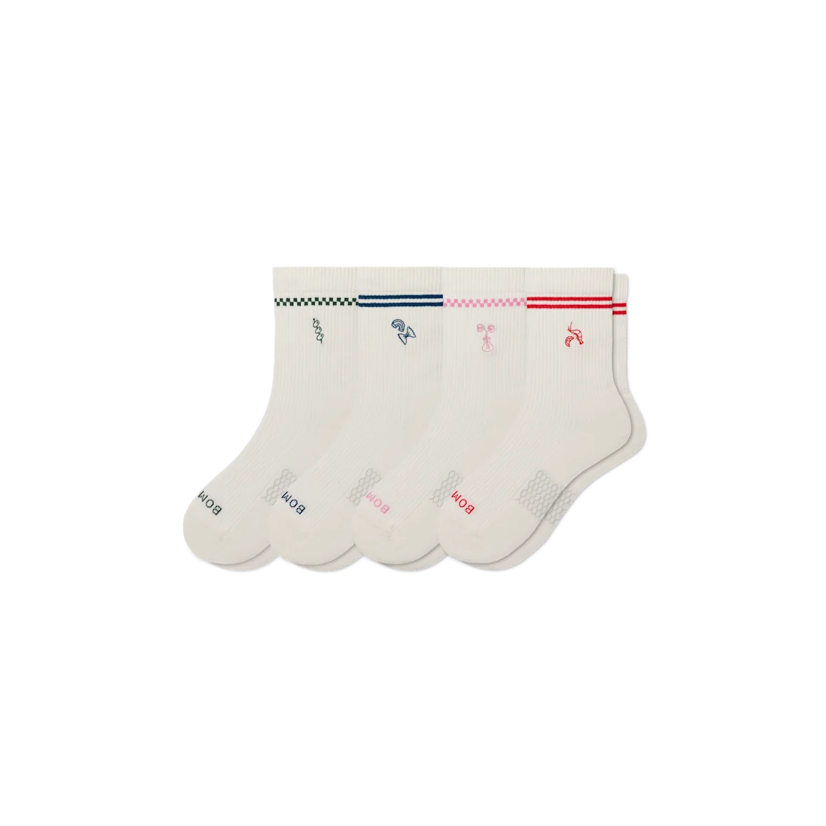 Women's Modern Rib Half Calf Sock 4-Pack