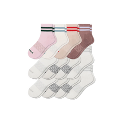 Women's Vintage Stripes Quarter Sock 12-Pack