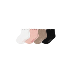 Baby Ruffle Rib Calf Sock 4-Pack (0-6 Months)