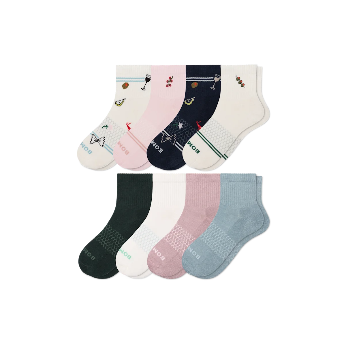 Women's Quarter Sock 8-Pack