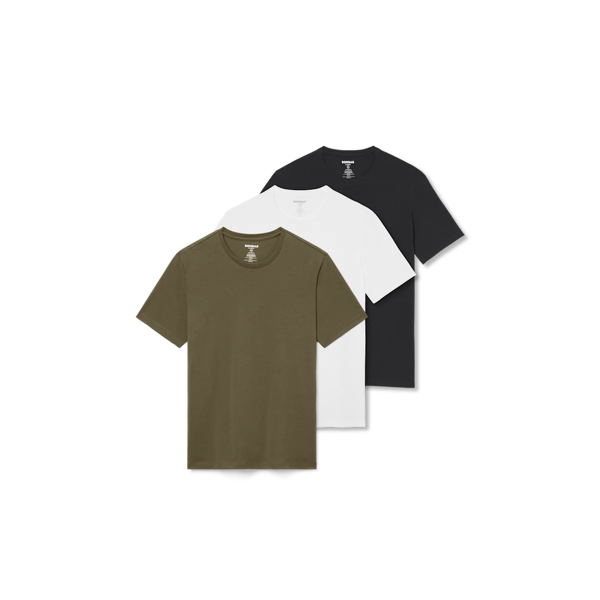 Men's Pima Cotton Slim Crew Neck T-Shirt 3-Pack