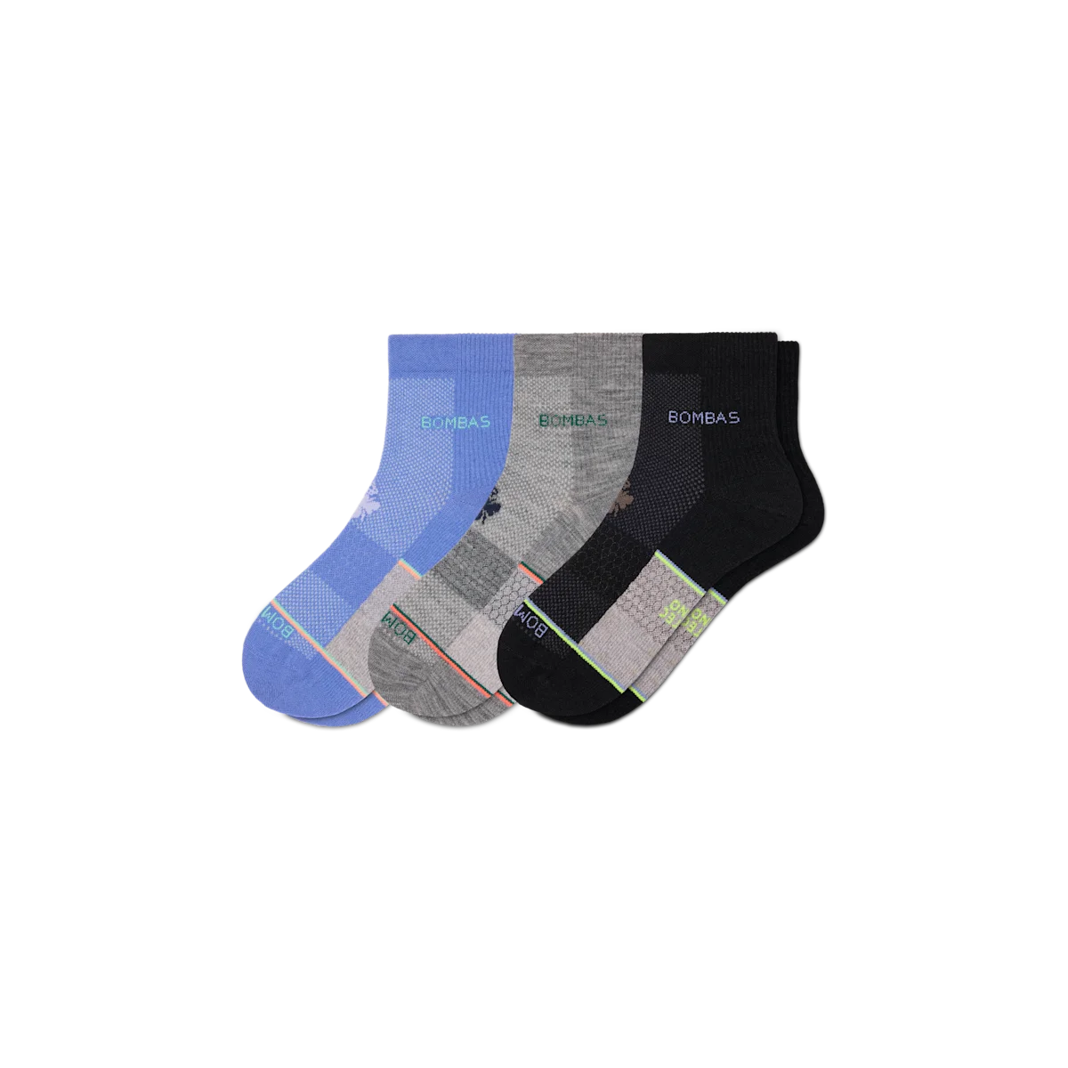 Men's UltraLite Sport Merino Wool Blend Quarter Sock 3-Pack