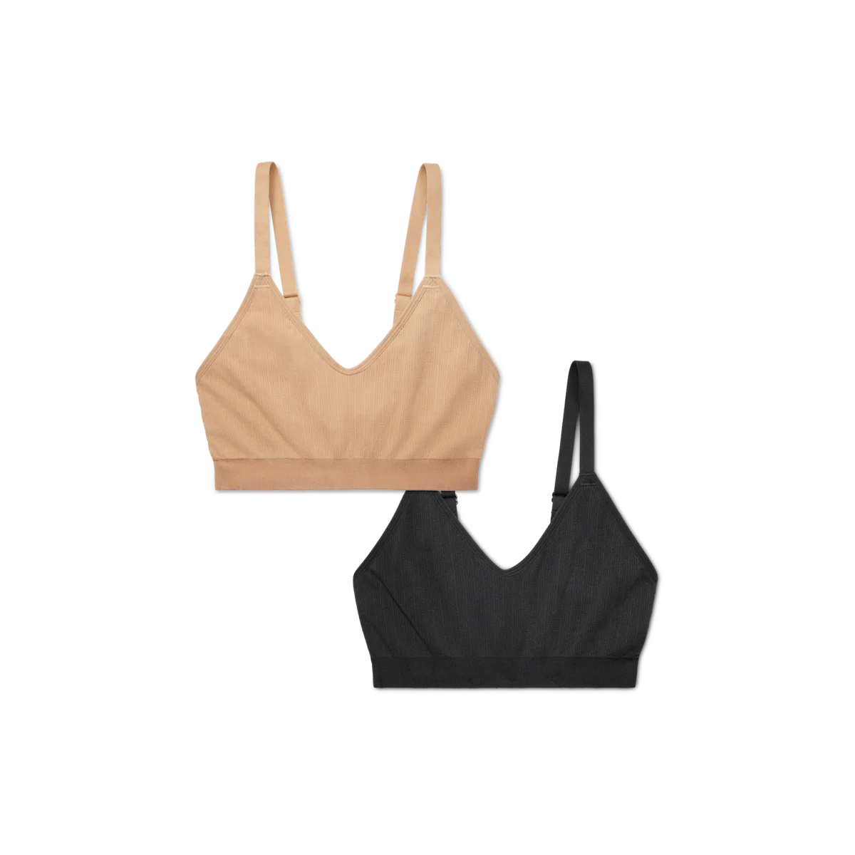 Women's Seamless Scoop Bralette 2-Pack