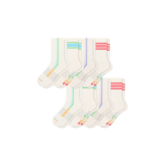 Pride Half Calf Sock 8-Pack