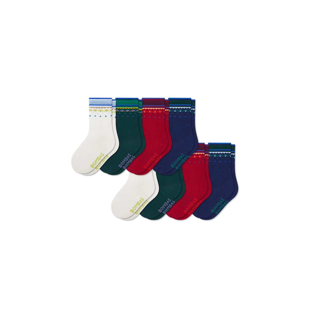Junior Lightweight Calf Sock 8-Pack