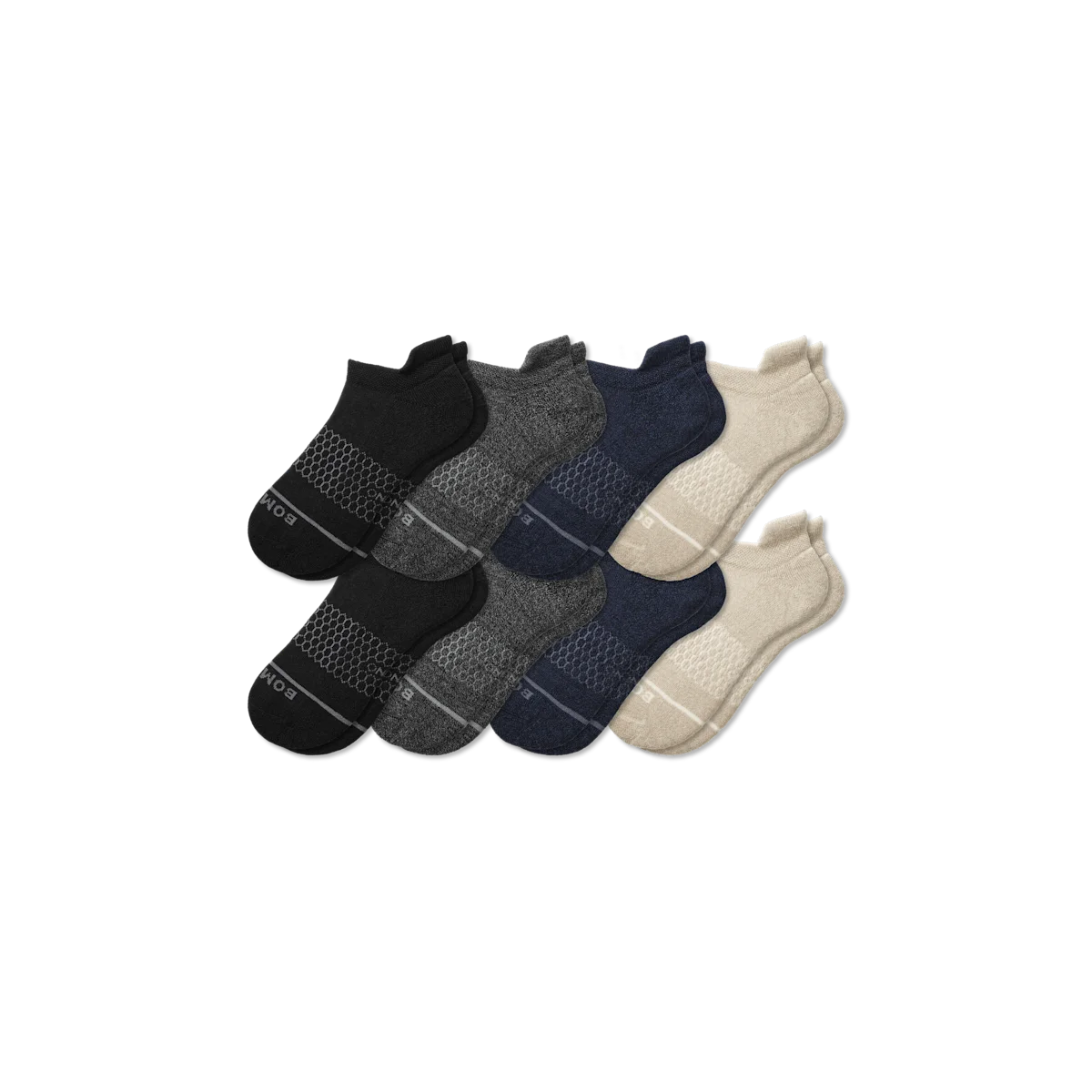 Men's Merino Wool Blend Ankle Sock 8-Pack