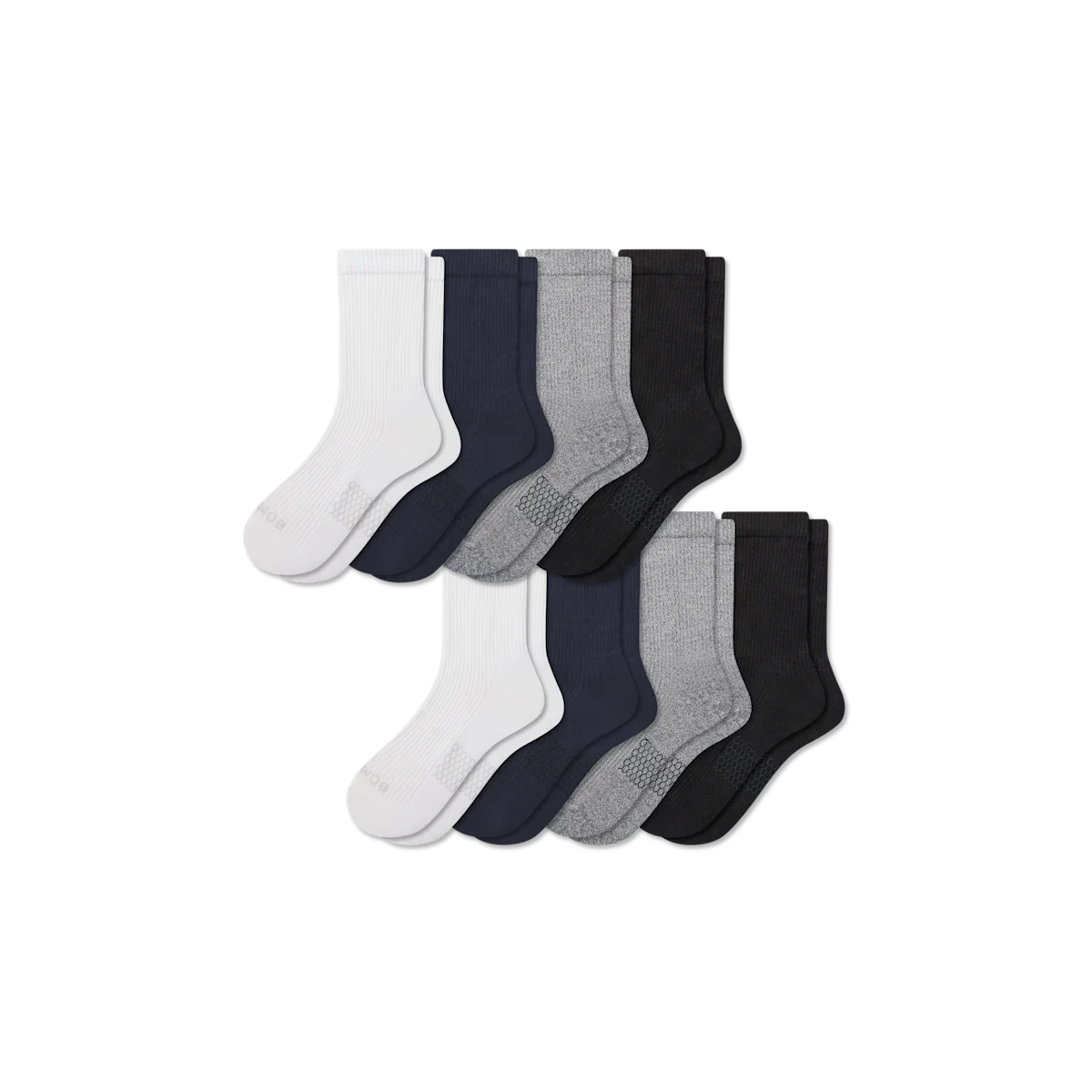 Men's Modern Rib Half Calf Sock 8-Pack