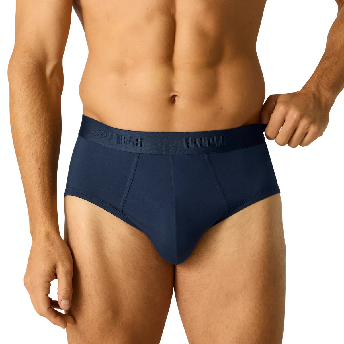 Men's Cotton Modal Blend Flyless Brief