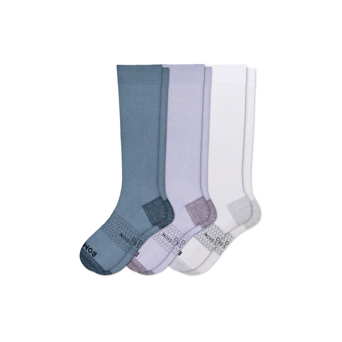 Women's Medical Grade Compression Knee High Sock 3-Pack (20-30mmHg)