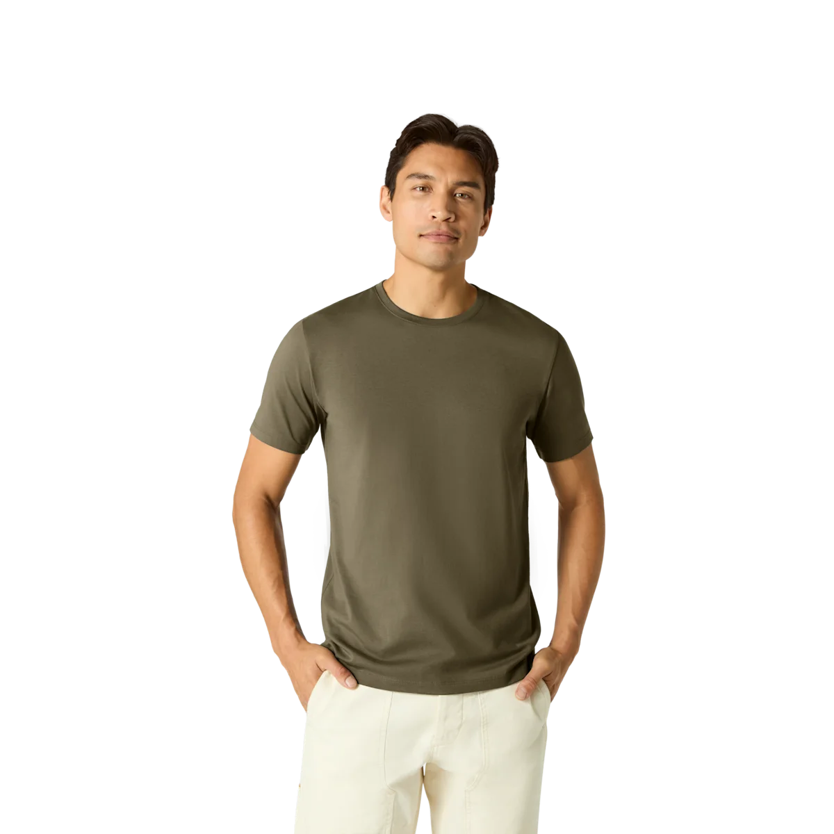 Men's Pima Cotton Slim Crew Neck T-Shirt