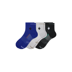 Men's Run Quarter Sock 3-Pack