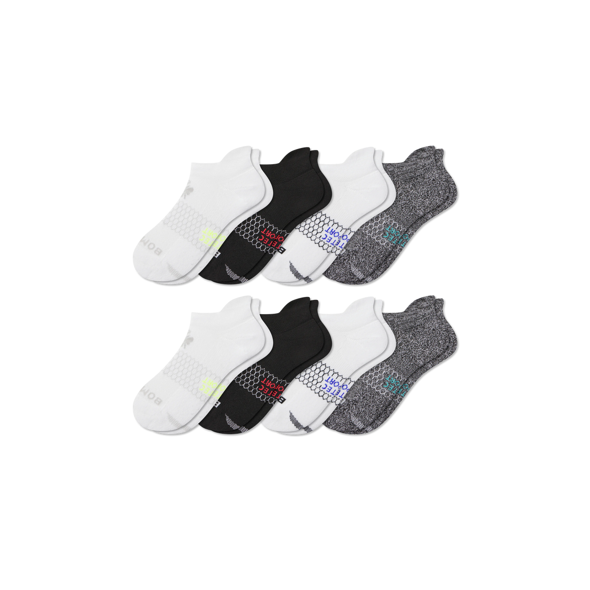 Youth All Sport Ankle Sock 8-Pack