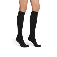 Women's Merino Wool Blend Everyday Compression Knee High Socks (15-20mmHg)