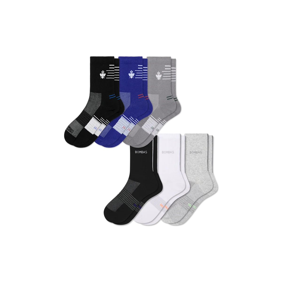 Men's UltraLite Sport Half Calf Sock 6-Pack