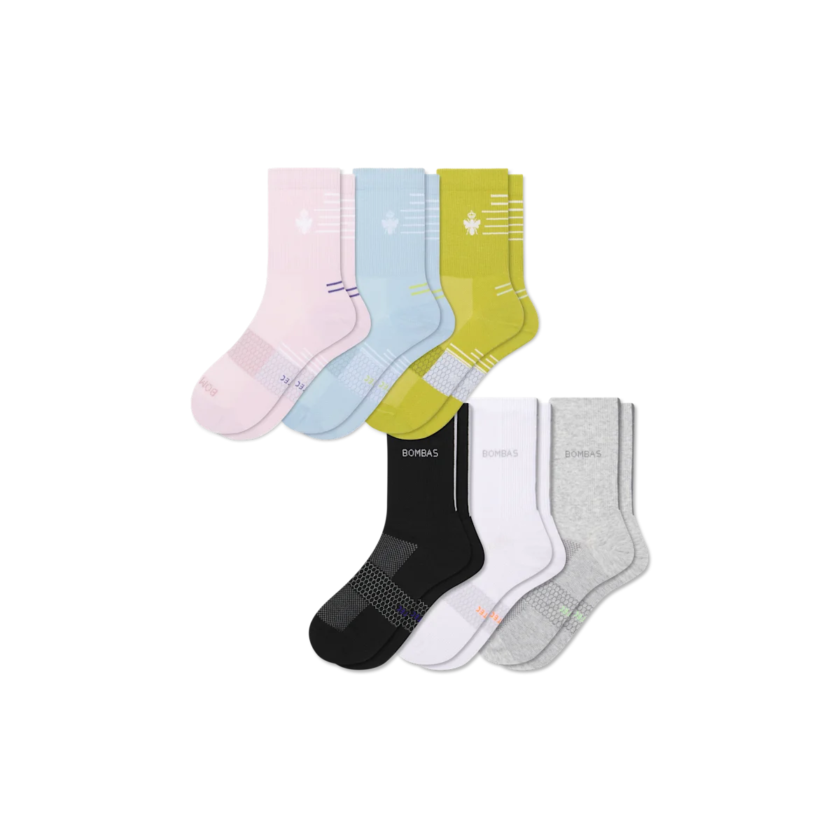 Women's UltraLite Sport Half Calf Sock 6-Pack