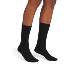 Women's Merino Cashmere Blend Rib Calf Sock 3-Pack