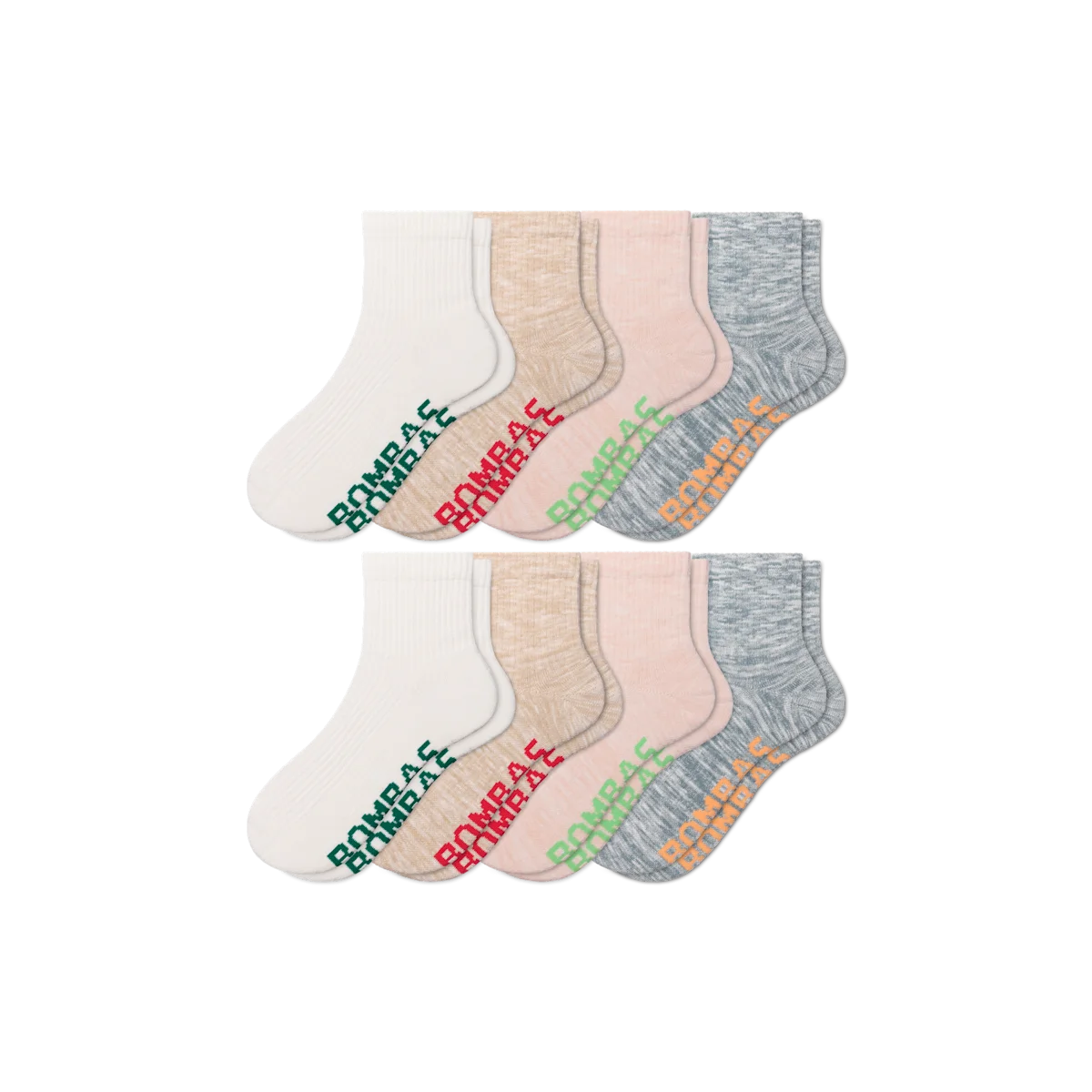 Women's Summer Ragg Quarter Sock 8-Pack