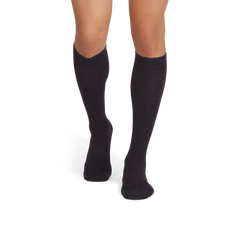 Men's Merino Wool Blend Everyday Compression Knee High Socks (15-20mmHg)