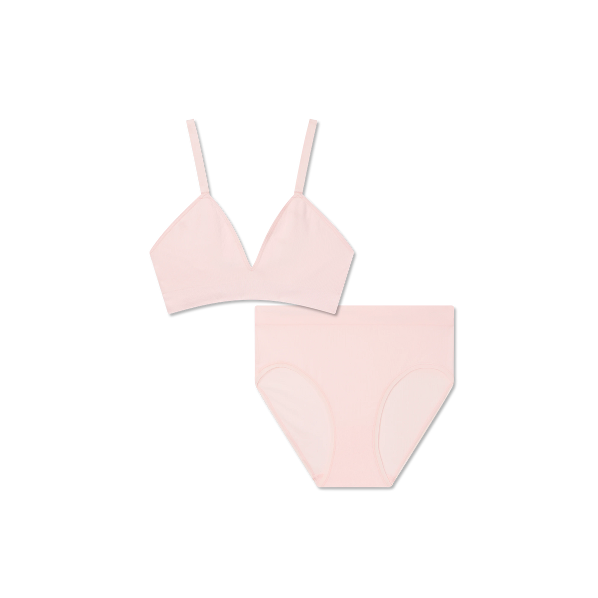 Women's Seamless Triangle Bralette + High Rise Brief Pack