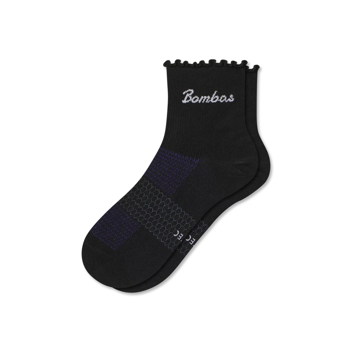 Women’s UltraLite Ruffle Sport Quarter Socks
