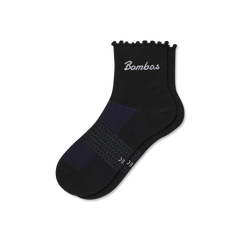 Women’s UltraLite Ruffle Sport Quarter Socks