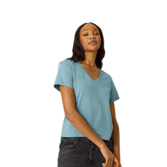 Women's Pima Cotton V-Neck T-Shirt 6-Pack