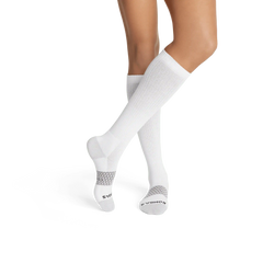 Women's Travel Compression Sock and Gripper Slipper 2-Pack
