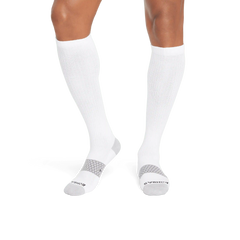 Men's Travel Compression Sock and Gripper Slipper 2-Pack