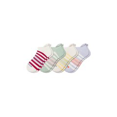 Youth Stripes Ankle Sock 4-Pack