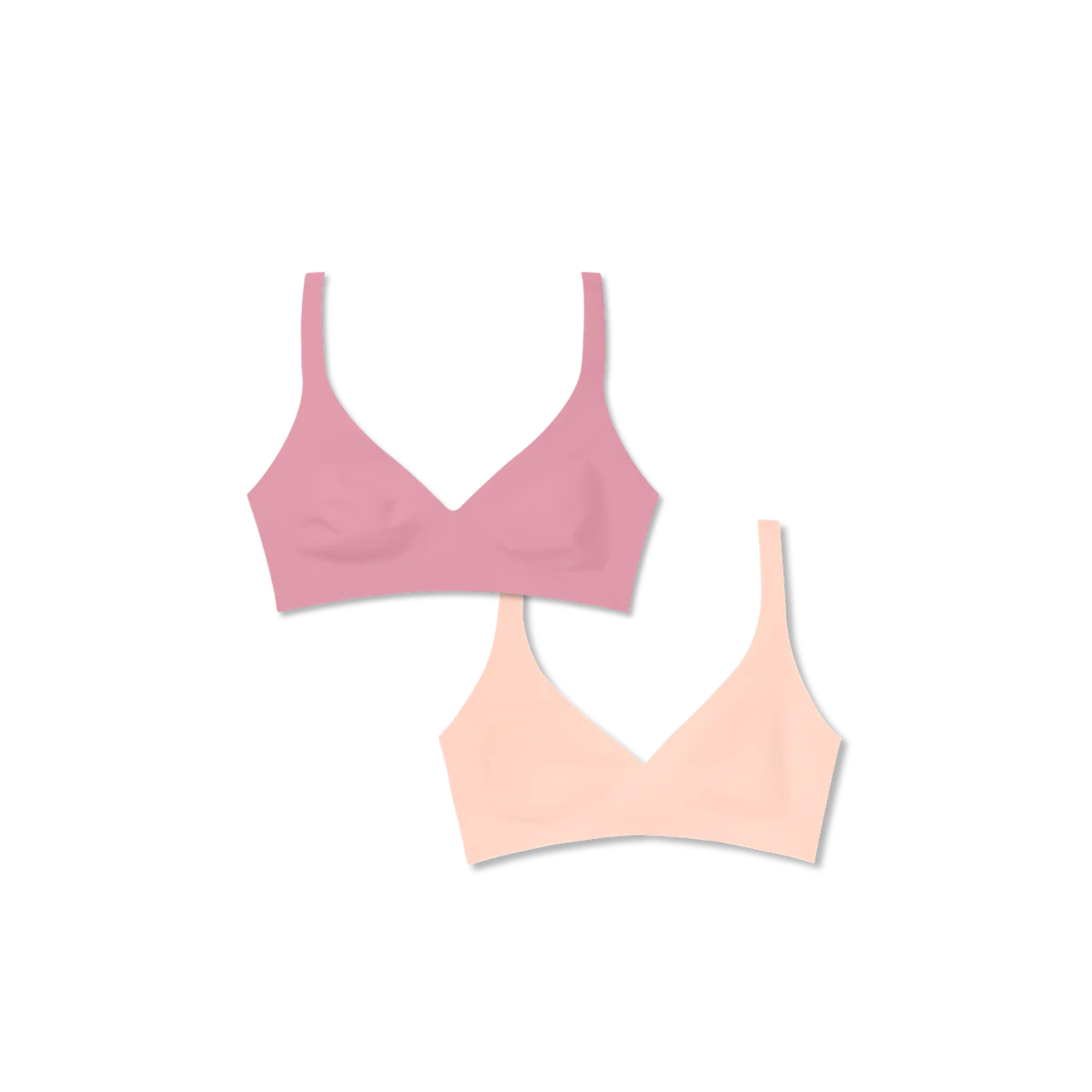 Women’s No Show Plunge Bralette 2-Pack