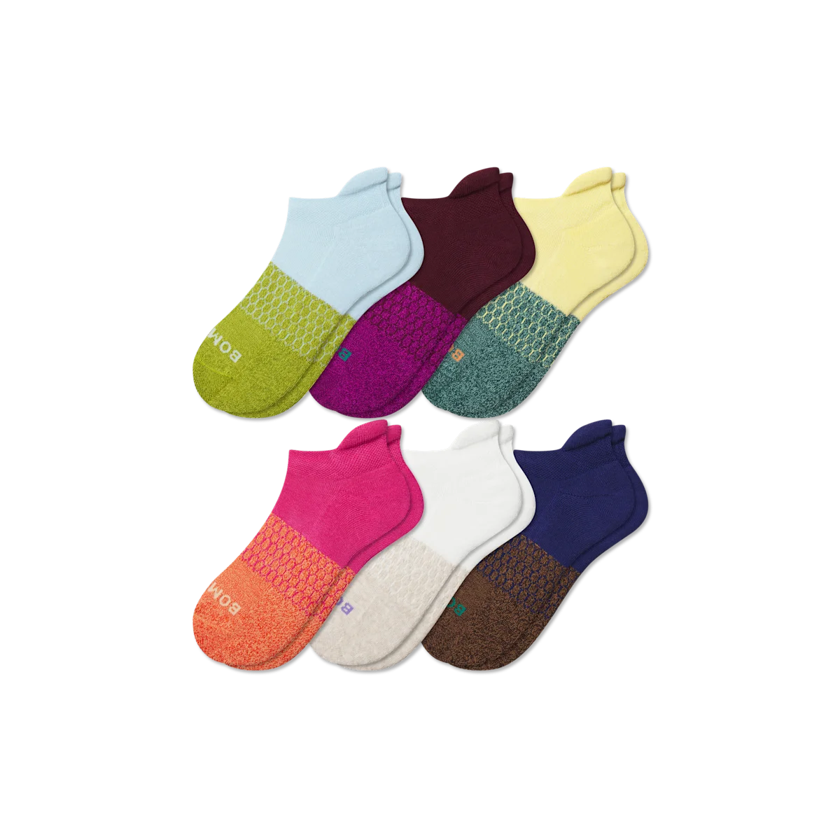 Youth Marl Ankle Sock 6-Pack