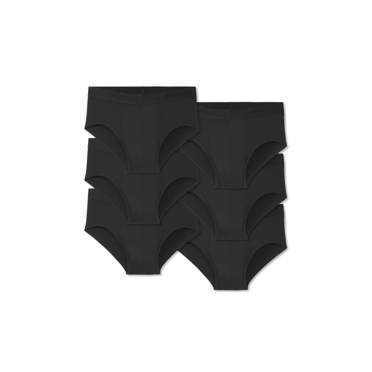 Men's Cotton Modal Blend Flyless Brief 6-Pack