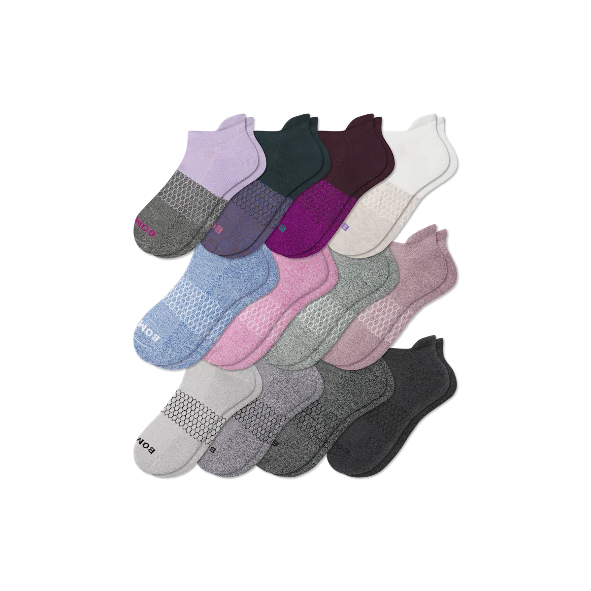 Women's Marl Ankle Sock 12-Pack