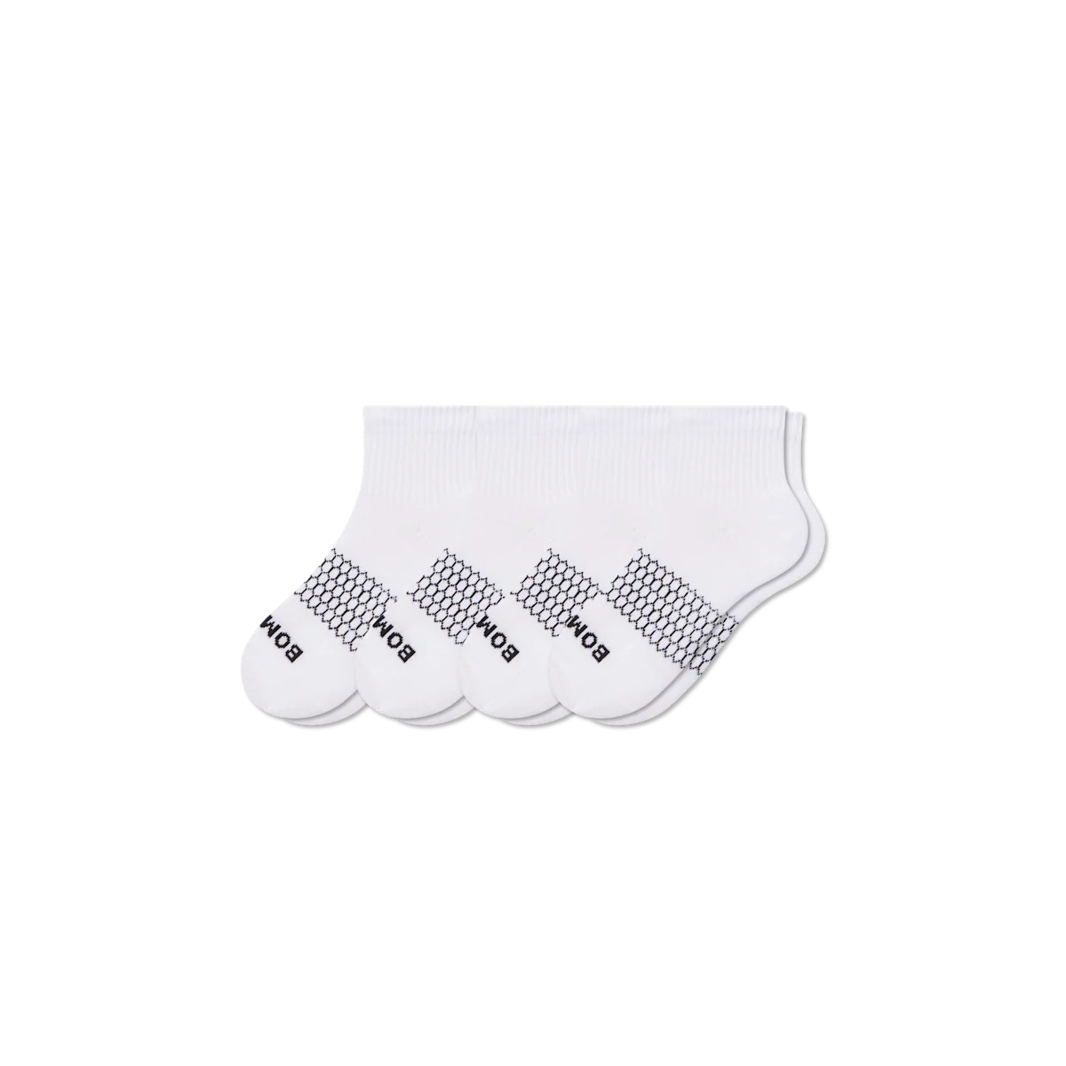 Youth Solids Quarter Sock 4-Pack