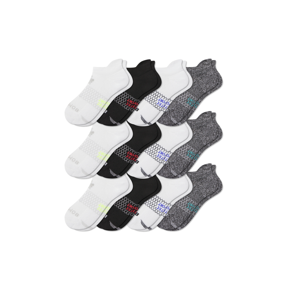 Youth All Sport Ankle Sock 12-Pack