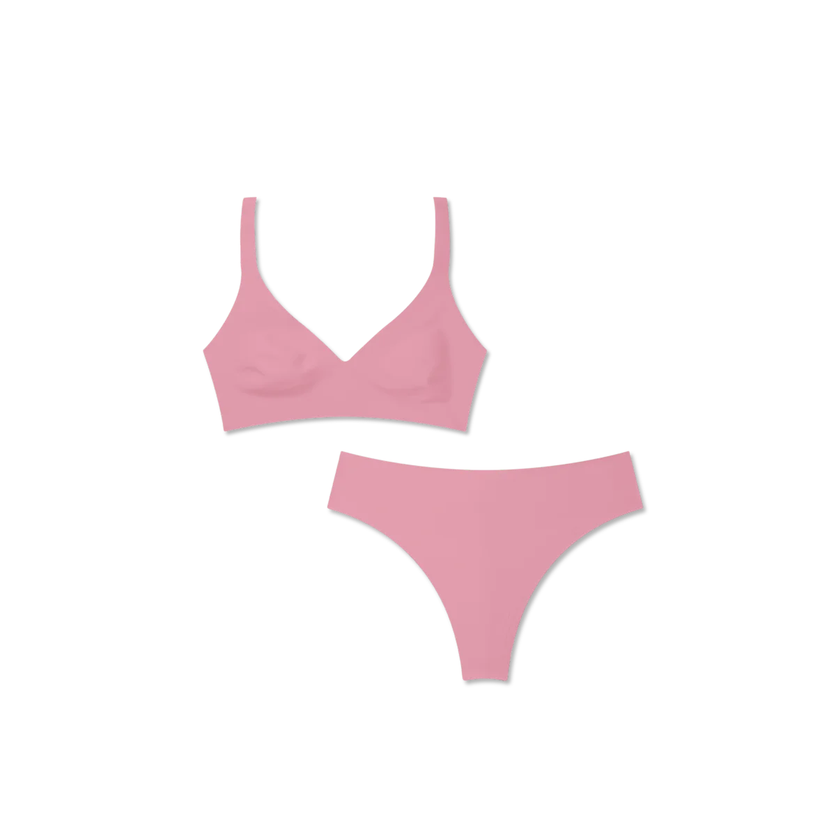 Women’s No Show Plunge Bralette + Thong Pack