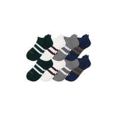 Men's Solids Ankle Sock 8-Pack
