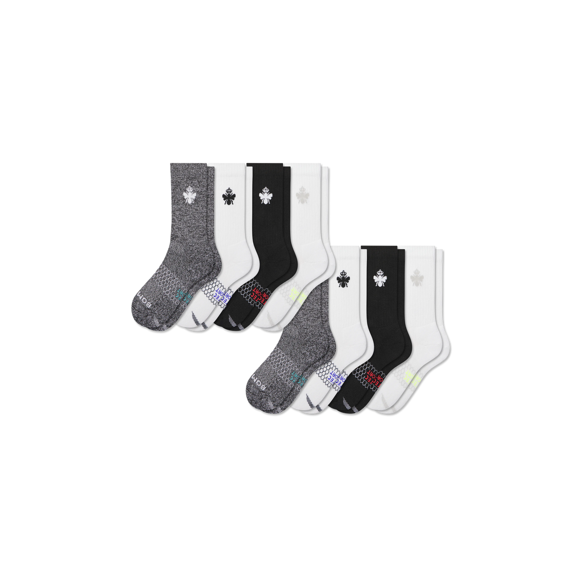 Youth All Sport Calf Sock 8-Pack
