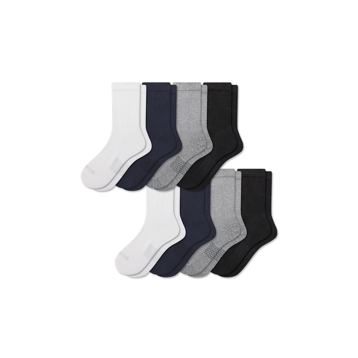 Women's Modern Rib Half Calf Sock 8-Pack