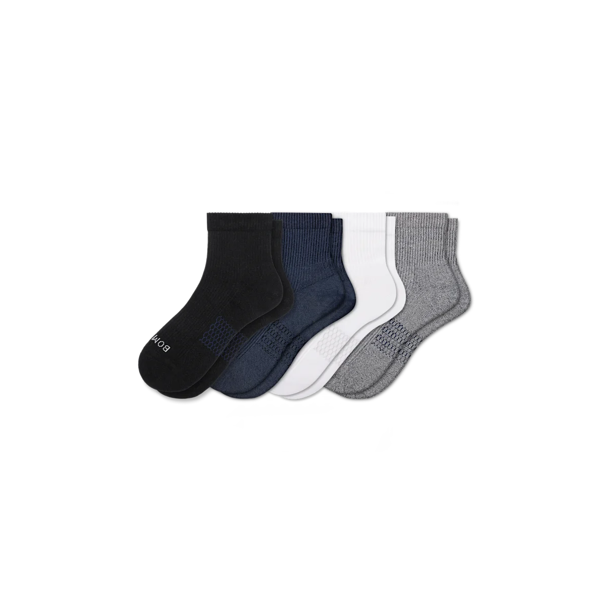Men's Modern Rib Quarter Sock 4-Pack