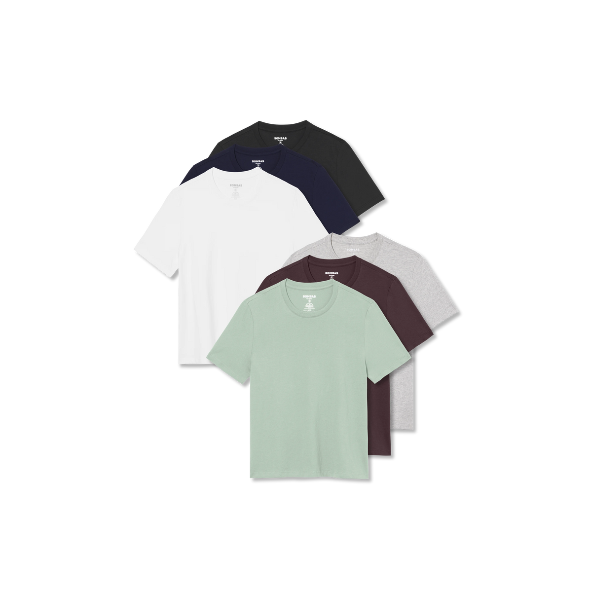 Women's Pima Cotton Crew Neck T-Shirt 6-Pack