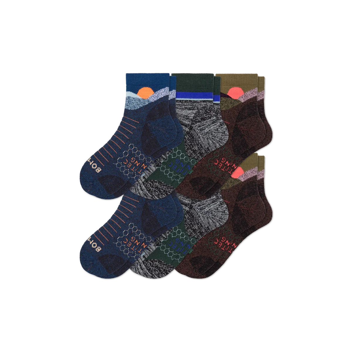 Men's Hiking Quarter Sock 6-Pack