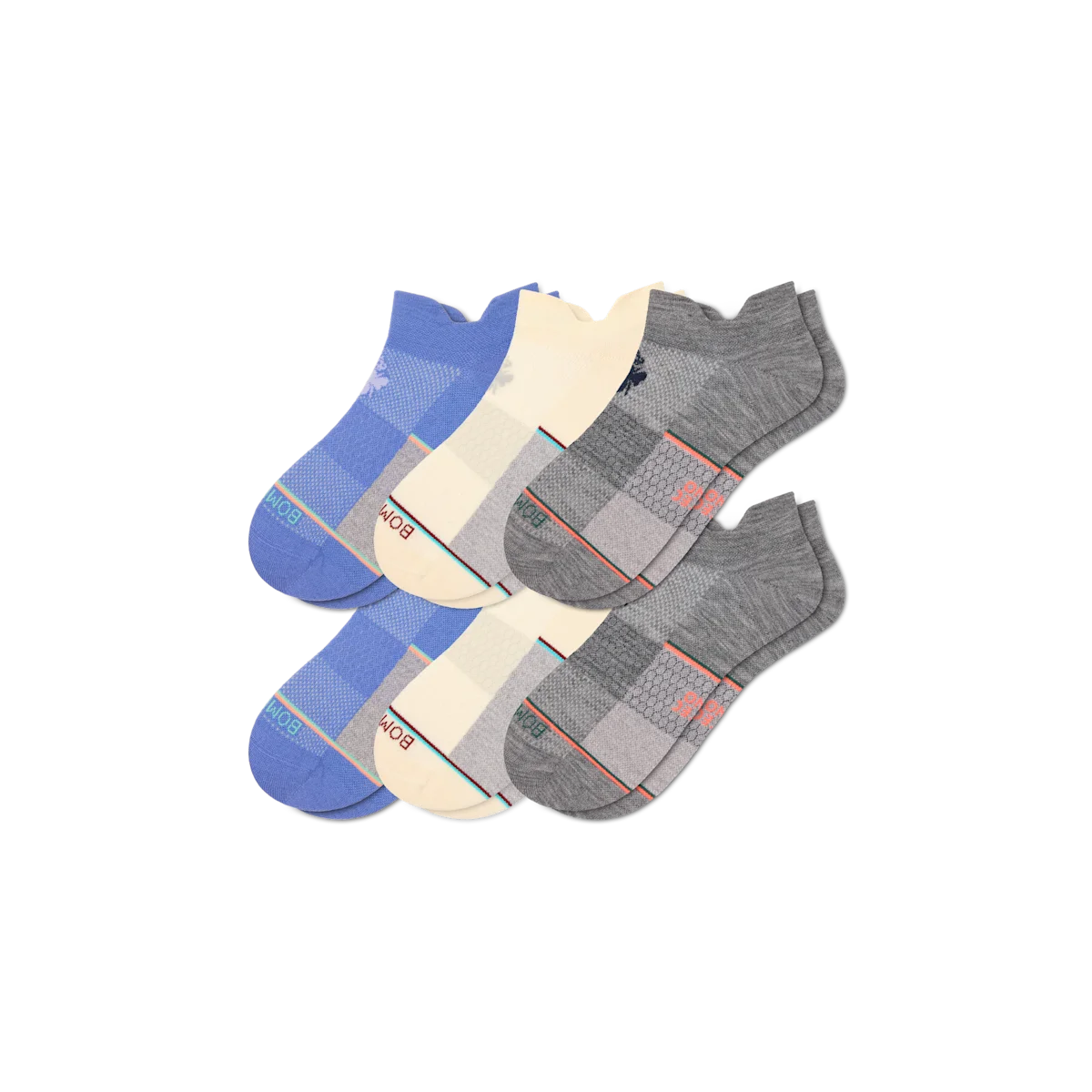 Women's UltraLite Sport Merino Wool Blend Ankle Sock 6-Pack