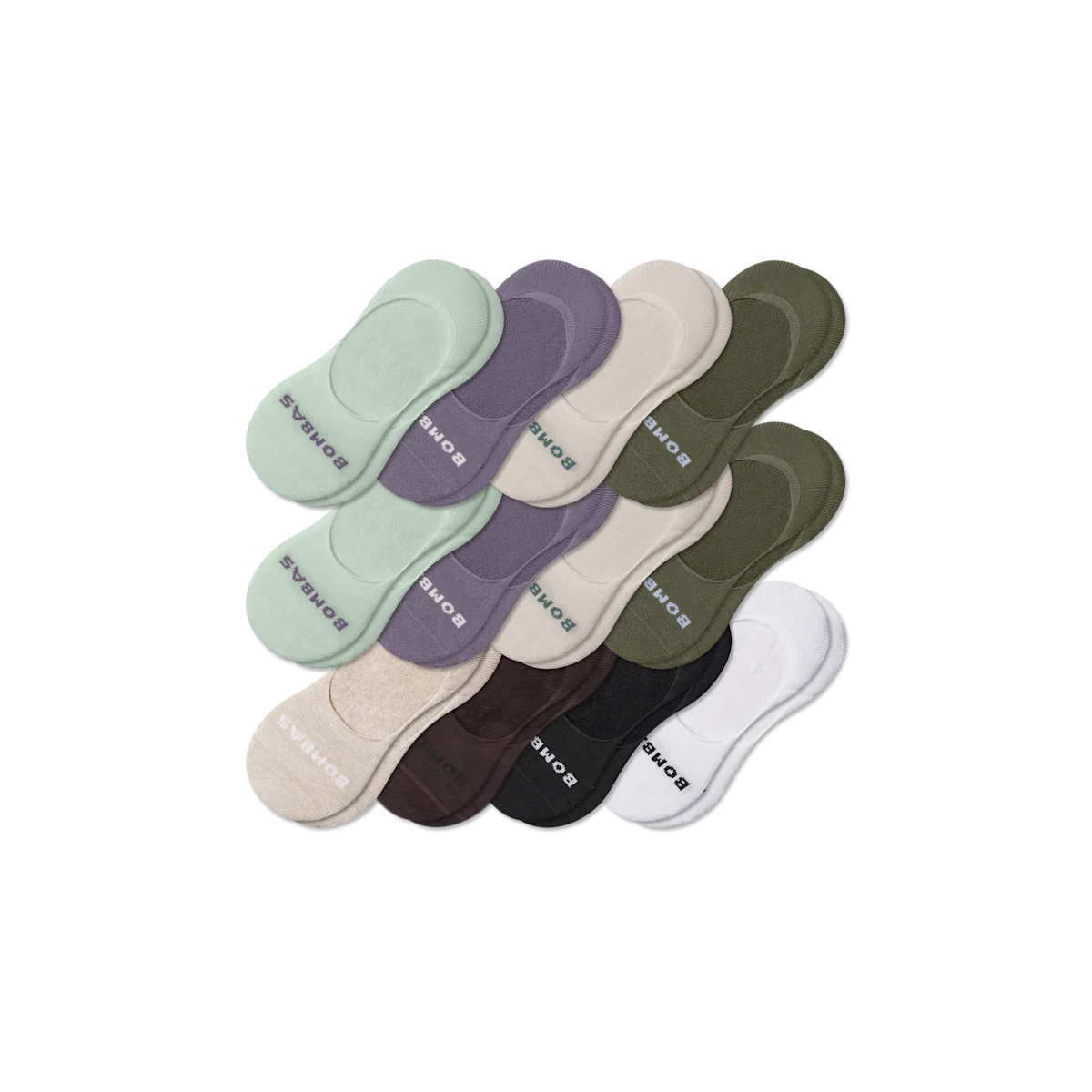 Women's Mid-Cut Cushioned No Show Sock 12-Pack