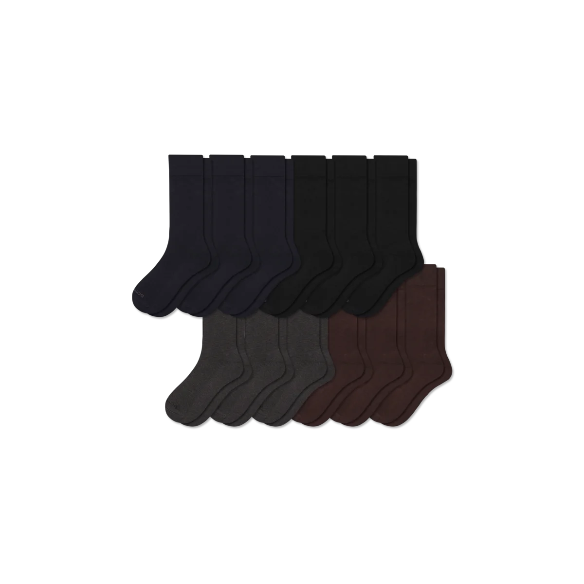 Men's Dress Calf Sock 12-Pack