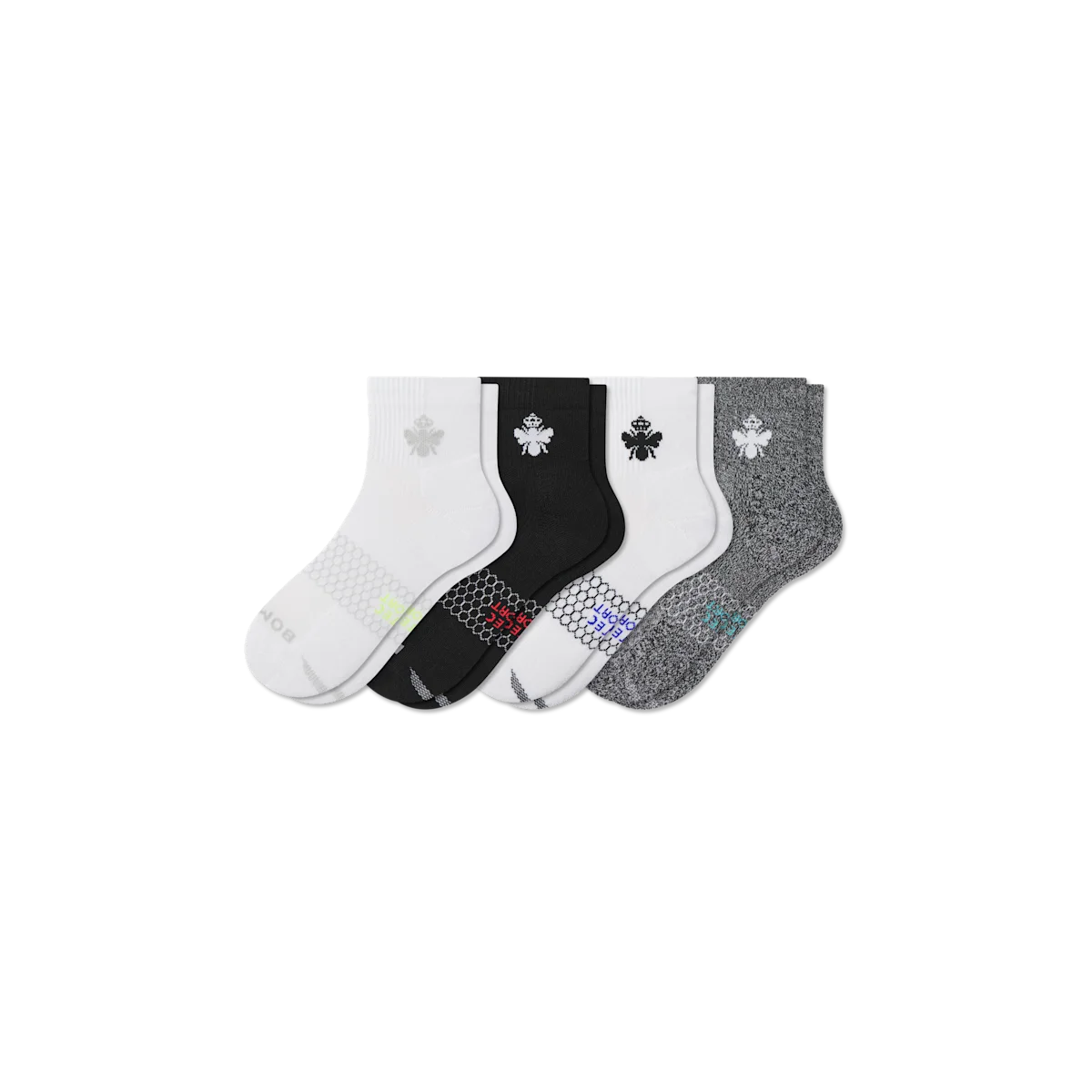 Men's All Sport Quarter Sock 4-Pack