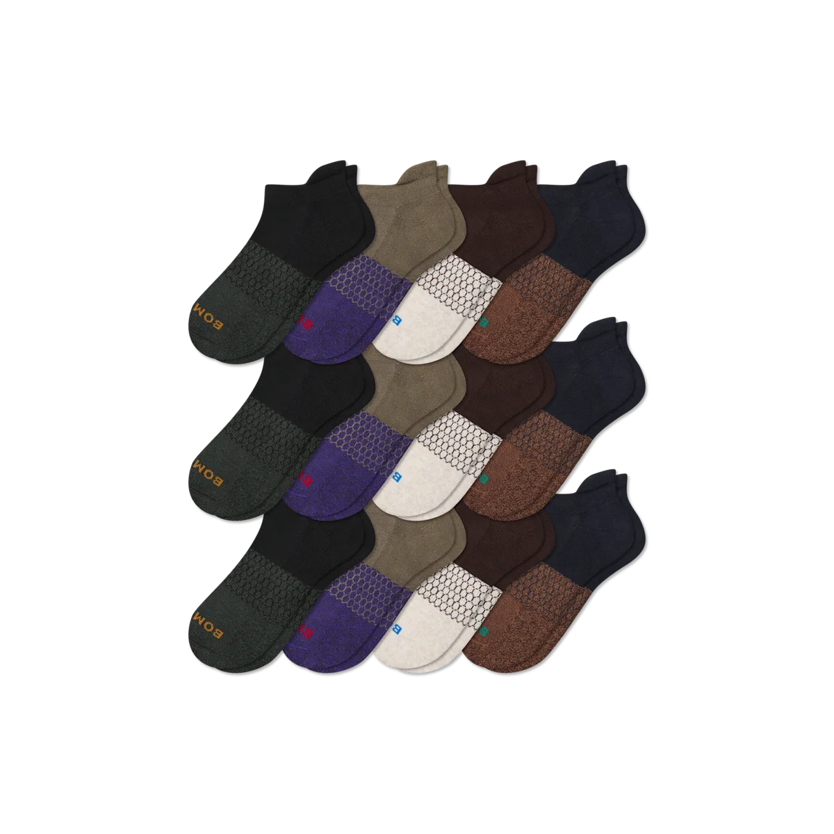 Men's Marl Ankle Sock 12-Pack