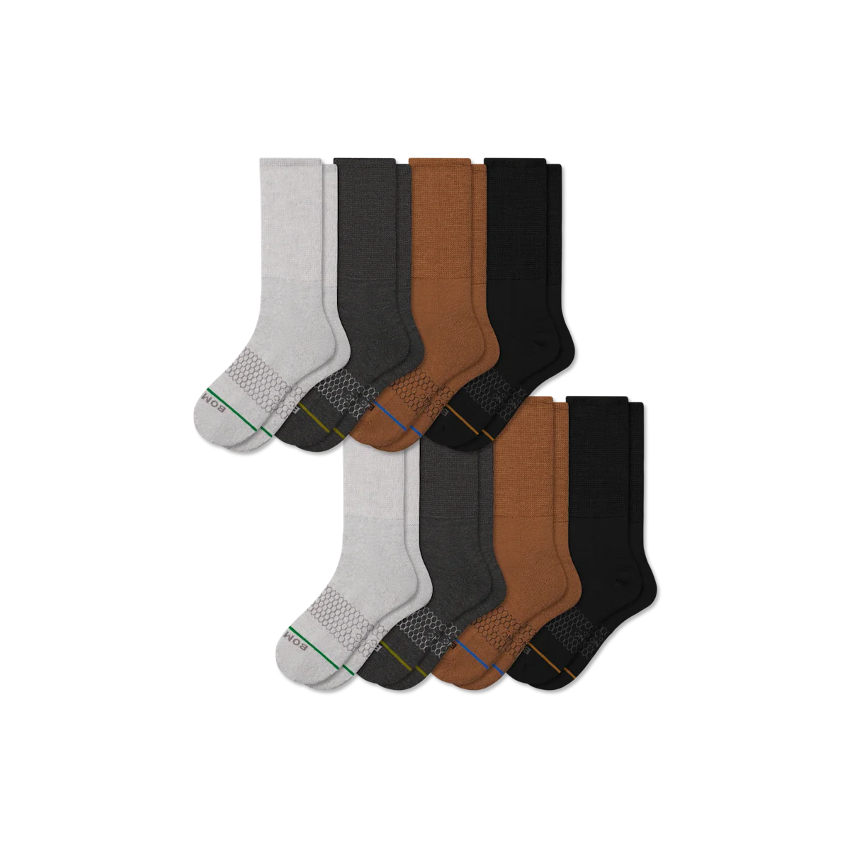 Women's Merino Blend Ultra-Stretch Calf Sock 8-Pack