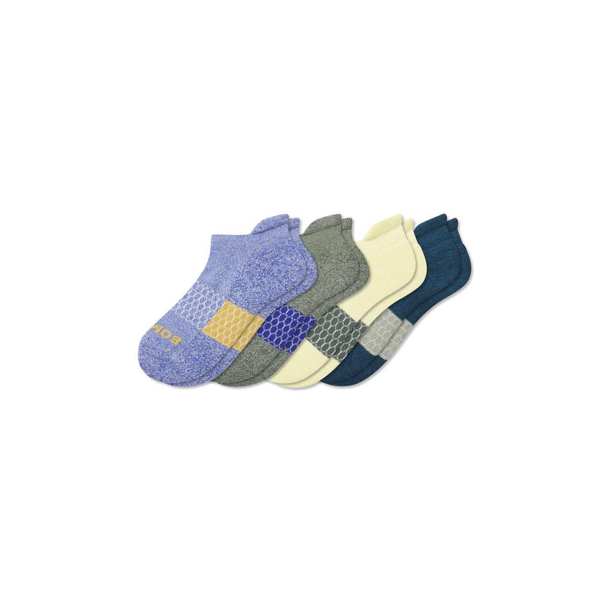 Youth Marl Ankle Sock 4-Pack