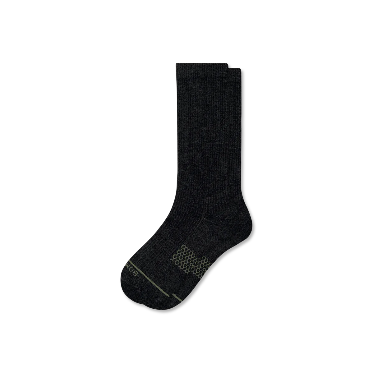 Women's Merino Wool Blend Modern Rib Calf Socks